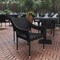 Flash Furniture Black PE Rattan Wicker Patio Dining Chair, 2PK 2-TT-TT02-BK-GG - alternate 4